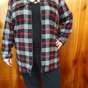 Women's plus size plaid top